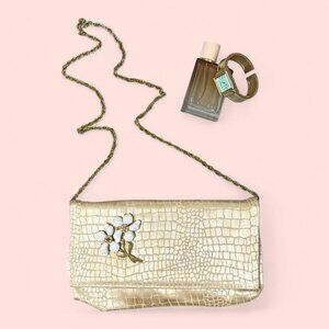 Vintage embellished gold purse